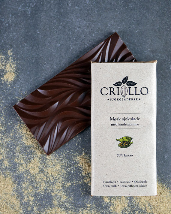 Sjokoladeplate Kardemomme 70%