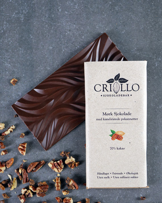 Sjokoladeplate Pekannøtter 70%